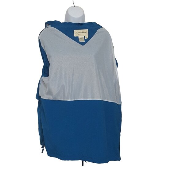 Eddie Bauer Womens Softshell Vented Jacket L Blue Light Weight Pockets Nylon USA - Picture 4 of 10